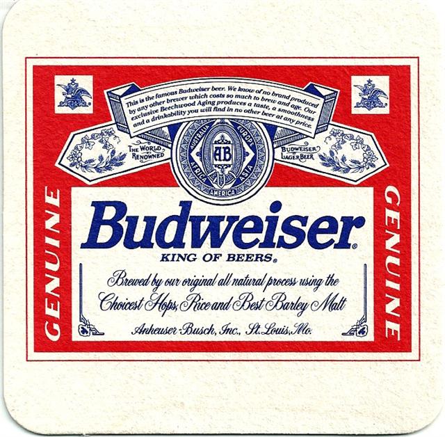 saint louis mo-usa anheuser bud quad 2ab (180-budweiser-hg wei) 